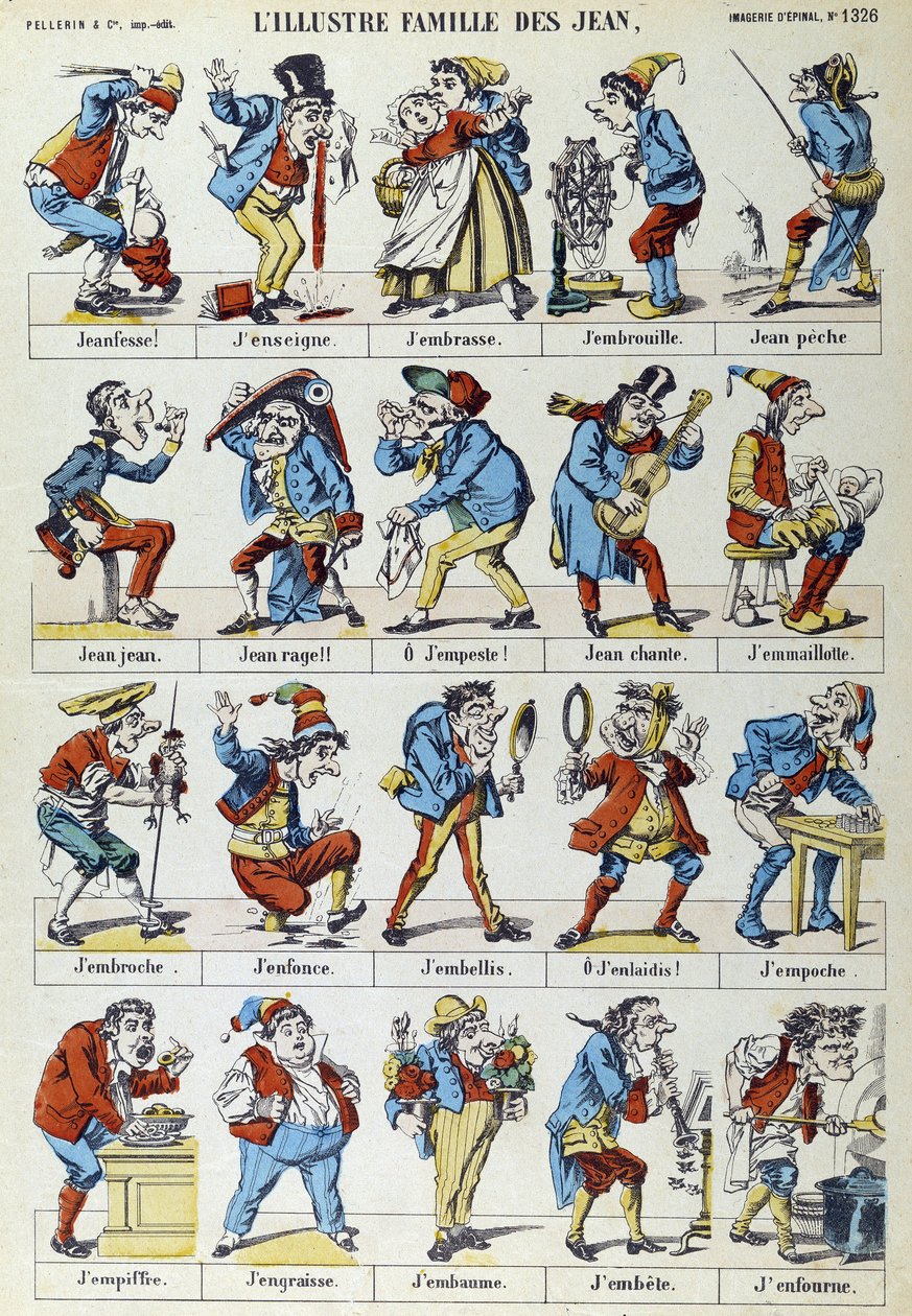 A ilustre família do João - imagem de Epinal, Pellerin de French School