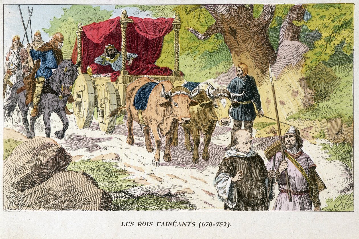 Os reis preguiçosos (670 - 752). de French School