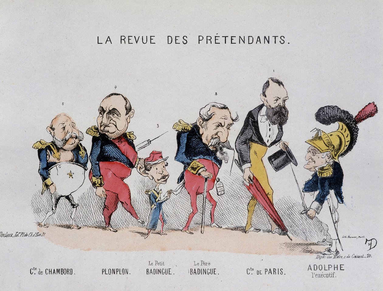 A revista dos pretendentes - o Conde de Chambord (Henri Charles Ferdinand Marie Dieudonne d