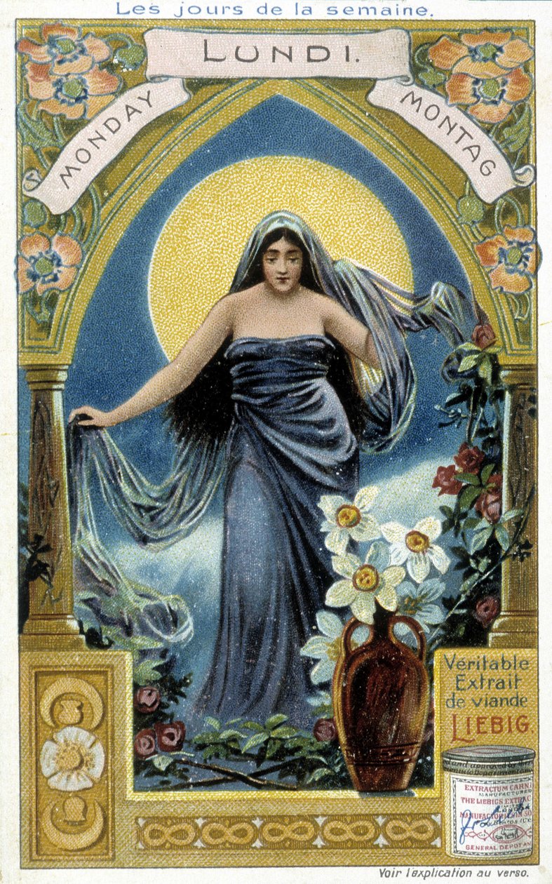 A lua encarna a segunda-feira de French School