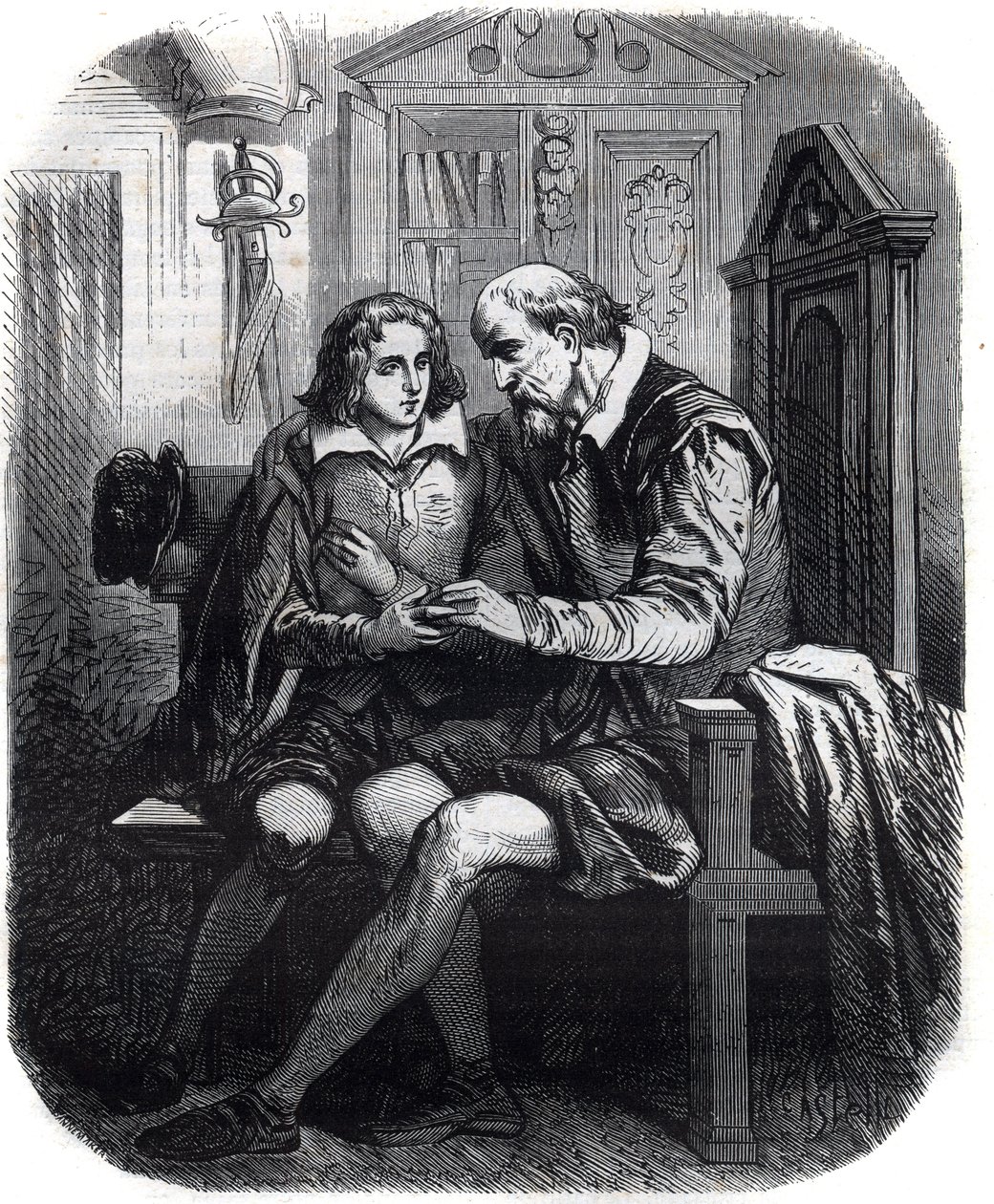 Os pecados do Papa Pio II (Enea Silvio Piccolomini, Enéas Sylvius de French School