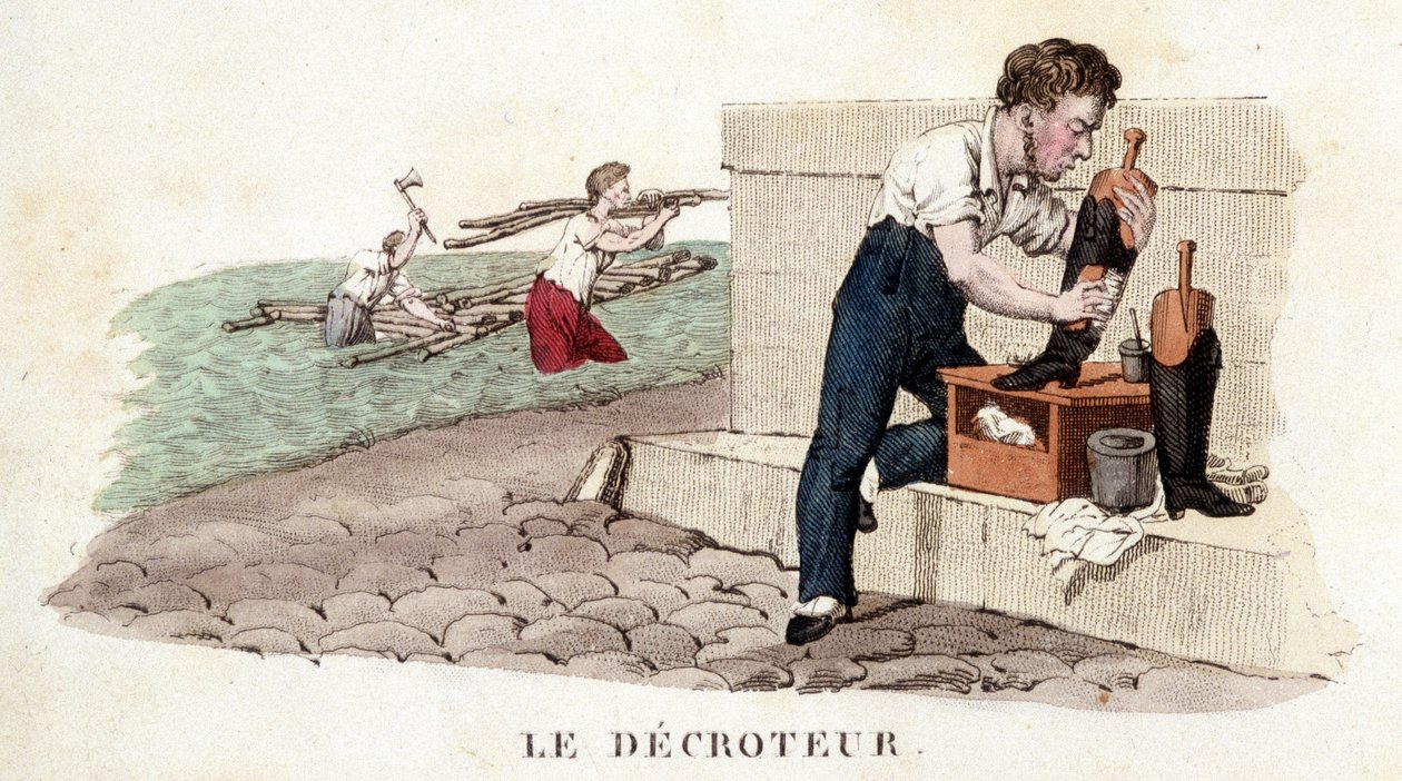 O estábulo (engraxar dos sapatos) - gravação de French School