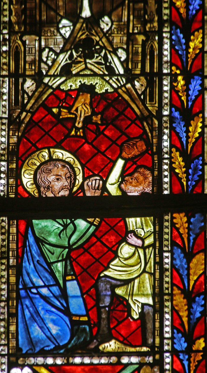 O apedrejamento de Santo Estêvão de French School
