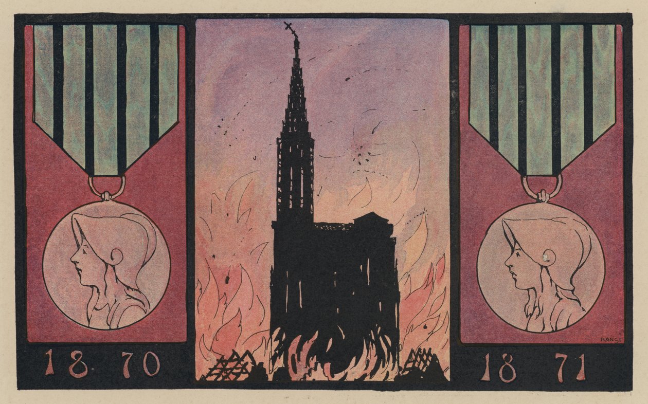 O terrível ano da guerra franco-prussiana na Alsácia de French School