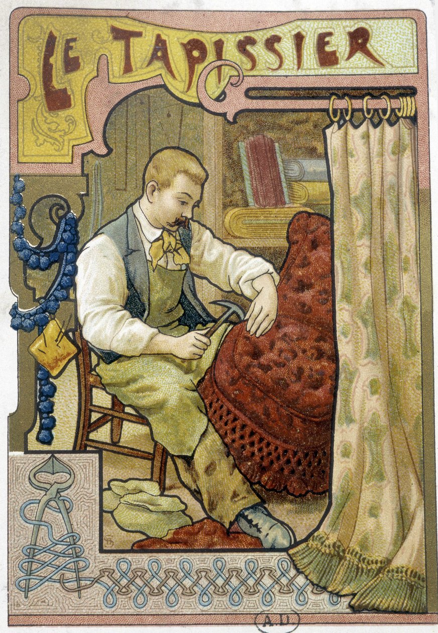 Os estofos - Chromo. de French School