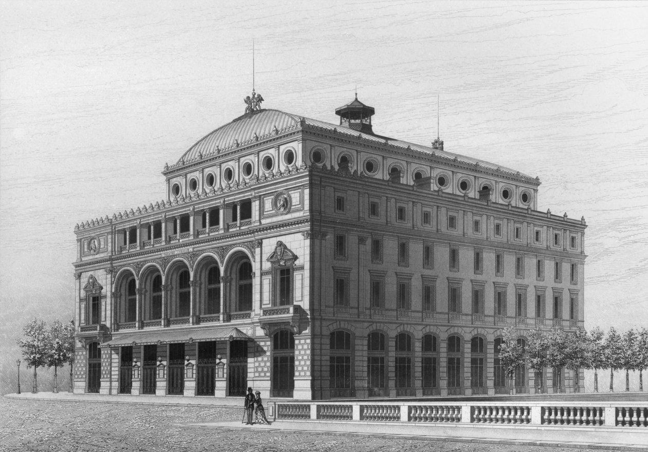 Teatro Lírico, agora o Teatro da Cidade, Place du Chatelet, Paris de French School