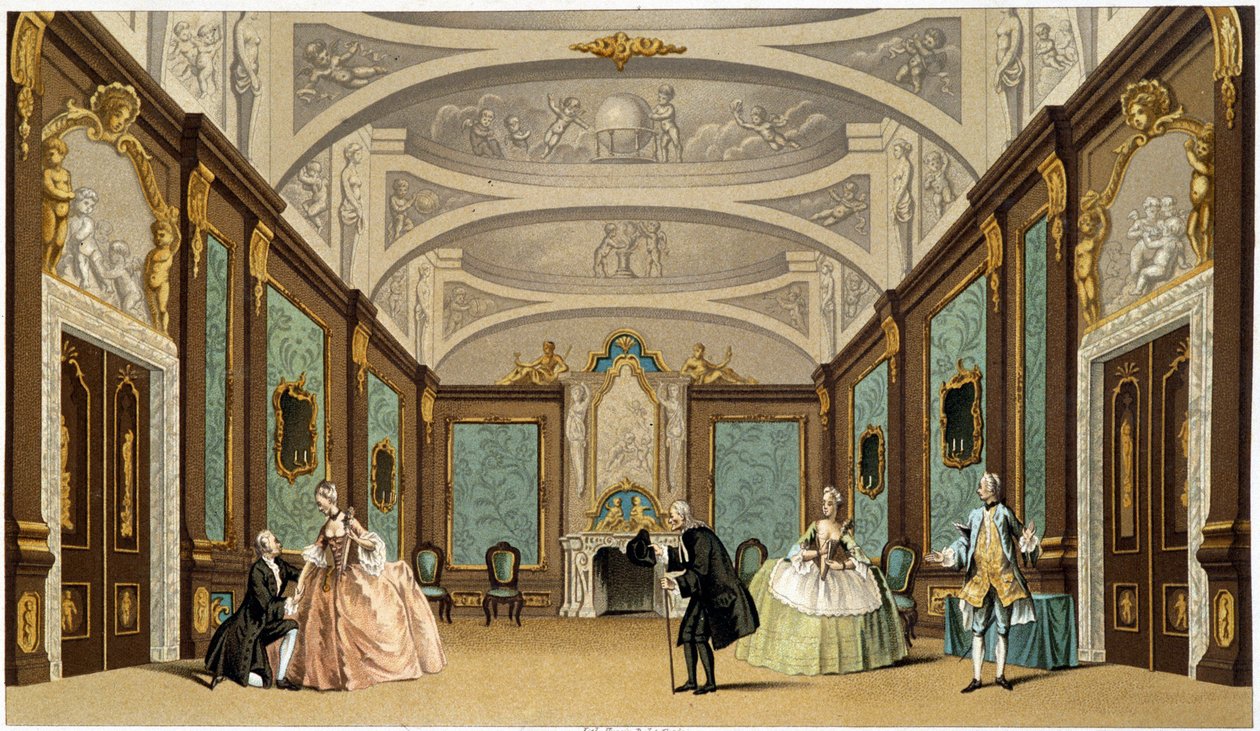 Cena de teatro, França de French School