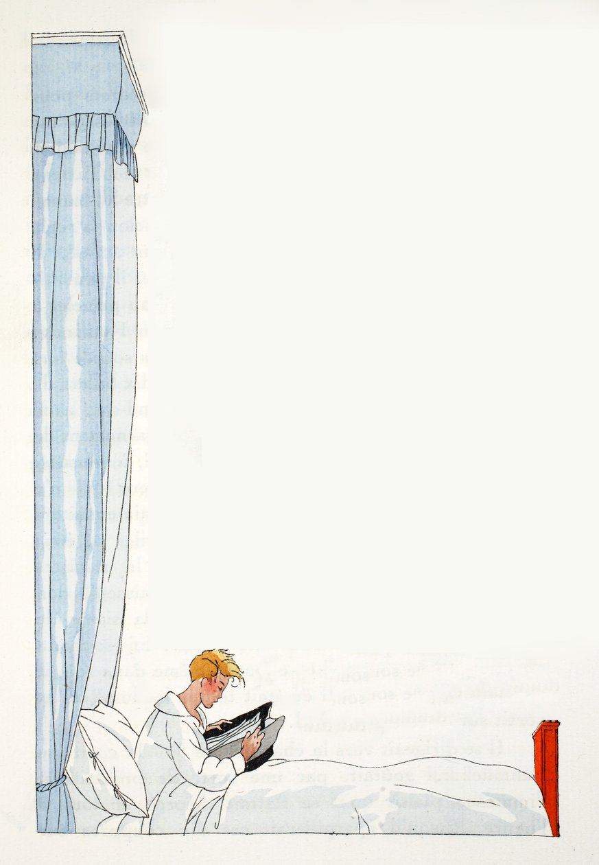 Hora de dormir  (pochoir print) de French School