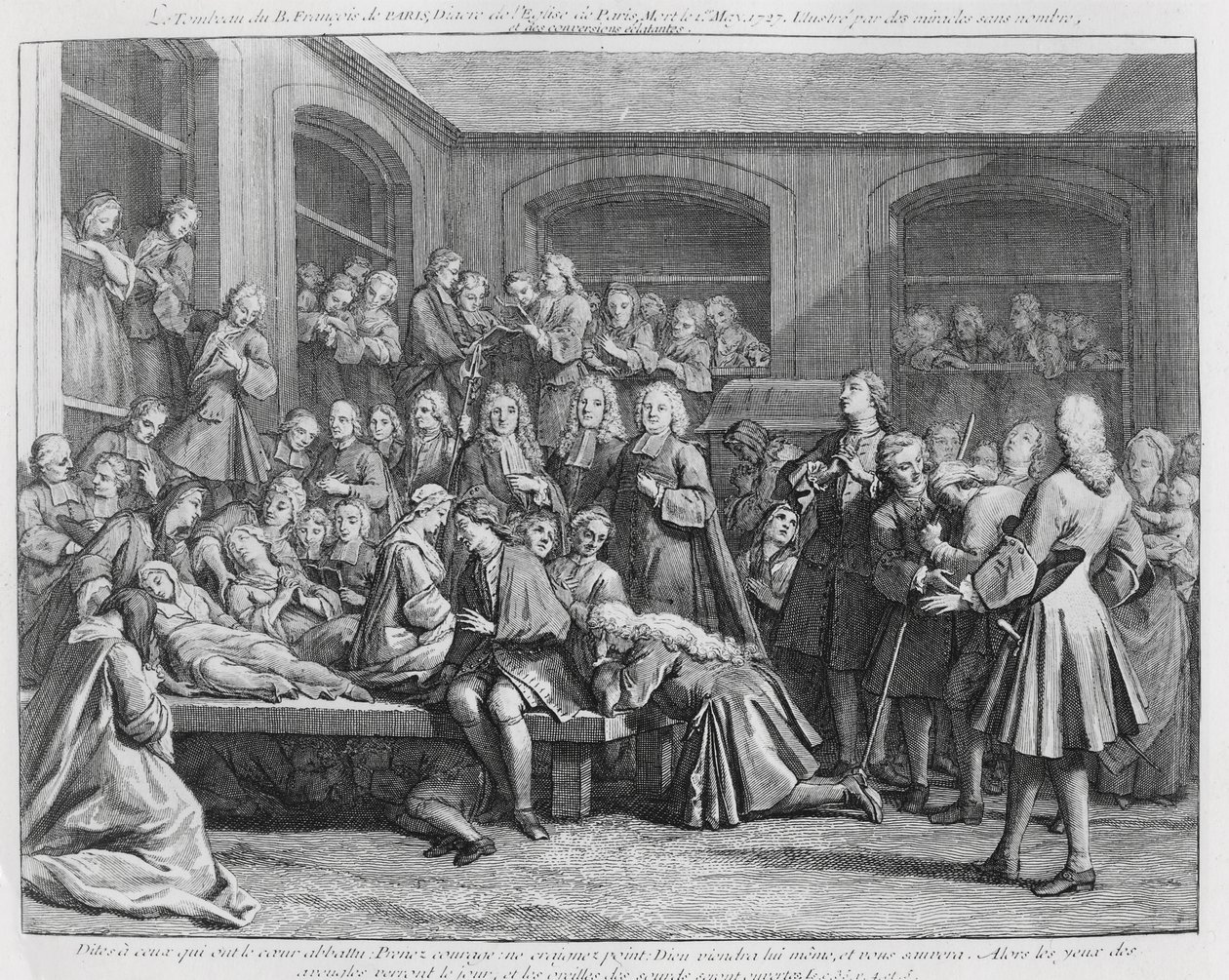 Túmulo de François de Paris em Saint Medard de French School