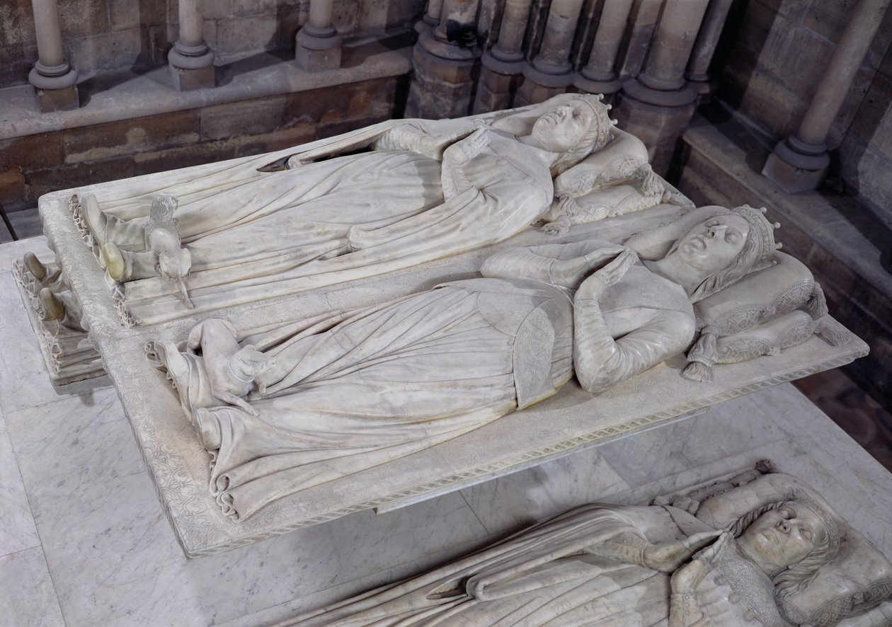 Túmulo de Louis de France (d.1407) Duque de Orleans e sua esposa, Valentin Visconti (d.1408) Princesa de Milão, 1502-15 de French School