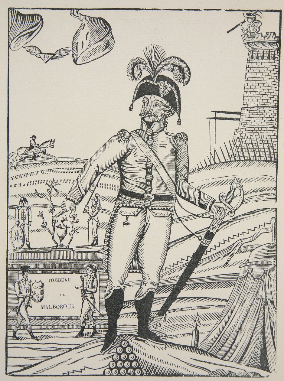 Túmulo de Malborouk, c.1722 de French School