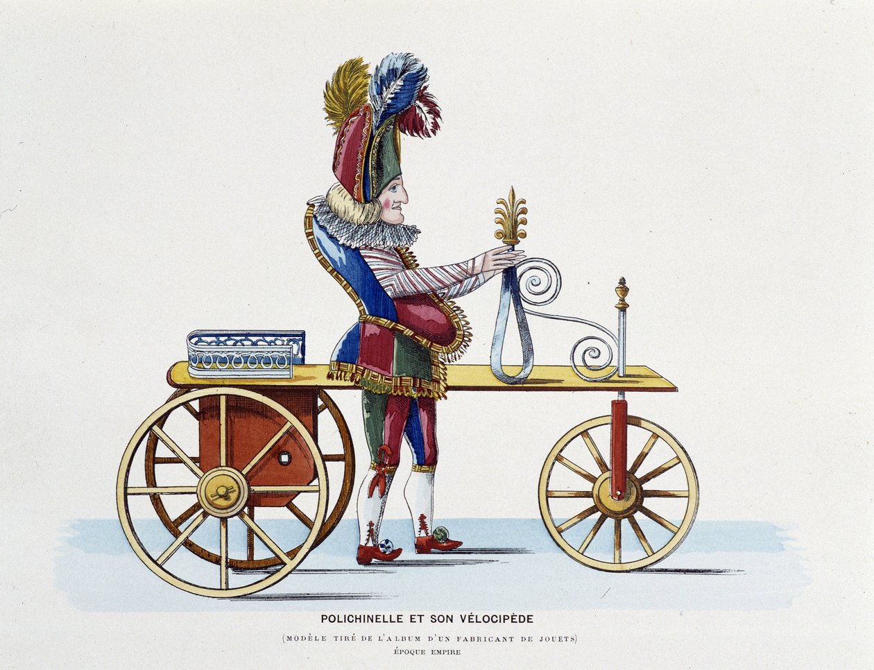 O Brinquedo do Primeiro Império: Polichinelle e o seu velocipede de French School