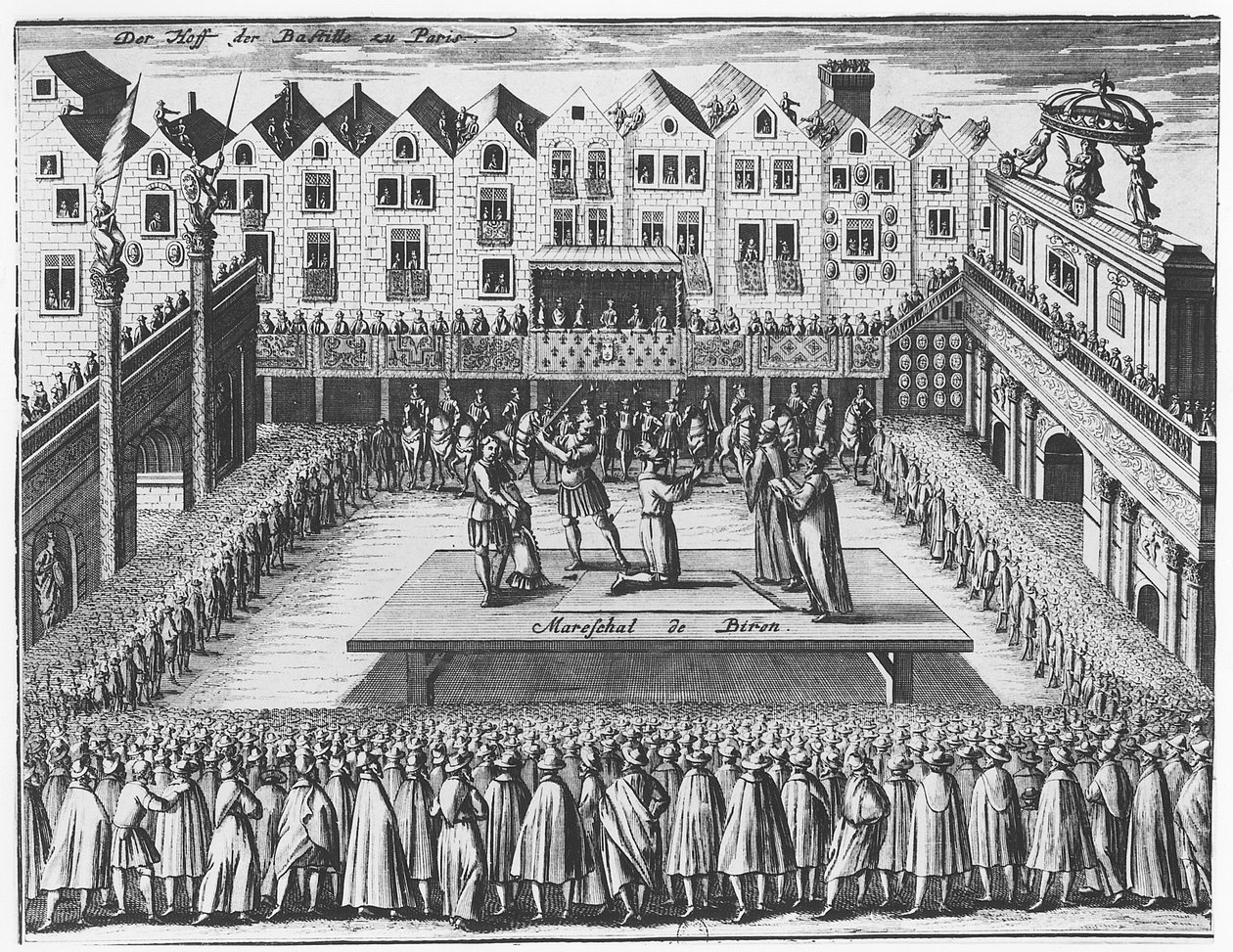 Julgamento e execução de Charles de Gontaut, Duc de Biron de French School