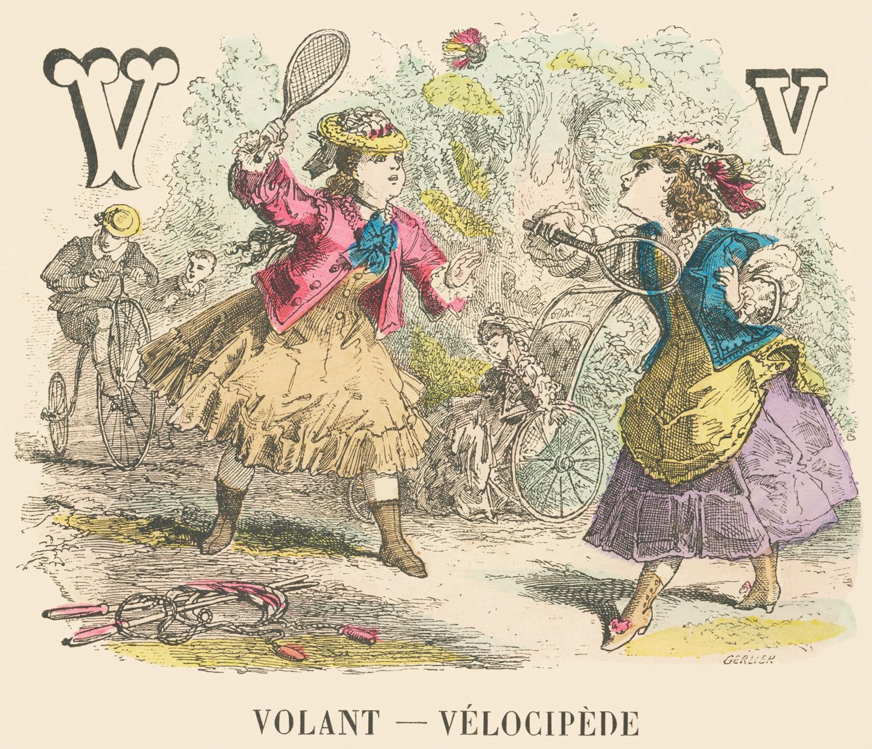 V: Volante - Velocípede de French School