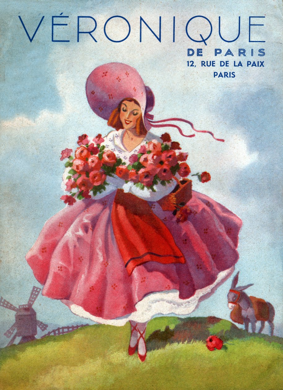 Vestidos Veronique. (Ilustração, cerca de 1920) de French School