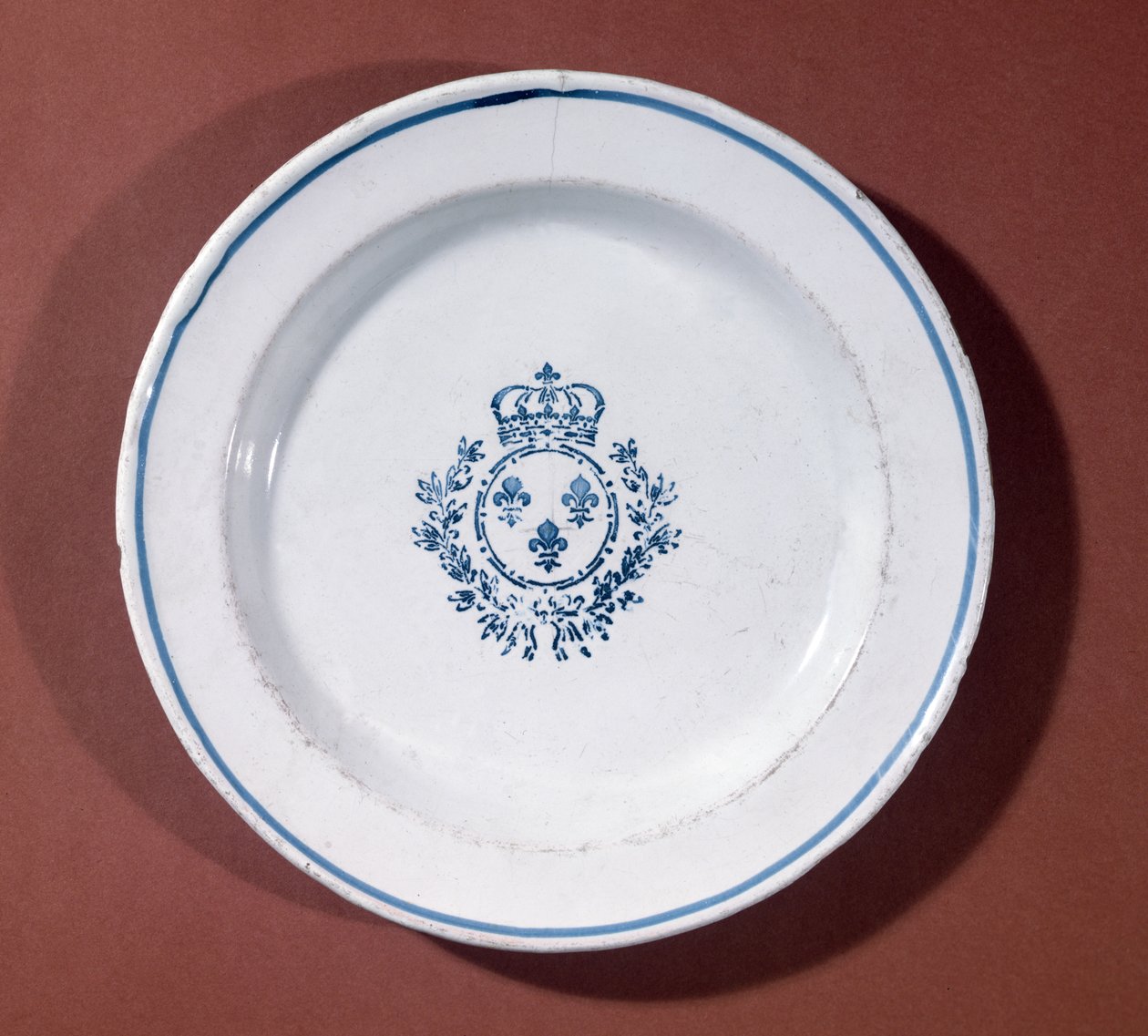 Placa de cozinha de Versailles, fabricação de Saint-Cloud (faiança) de French School