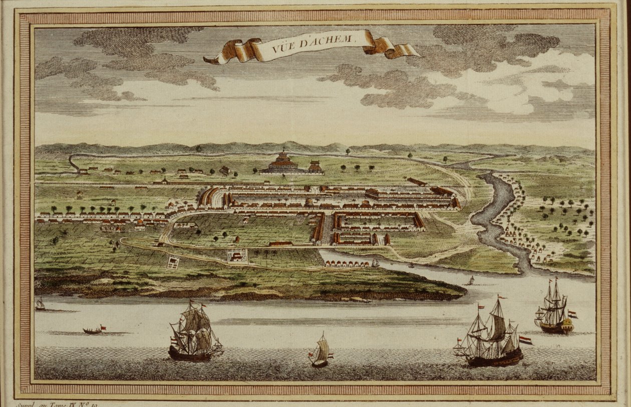 Vista, de, banda, Aceh, sumatra, indonésia de French School