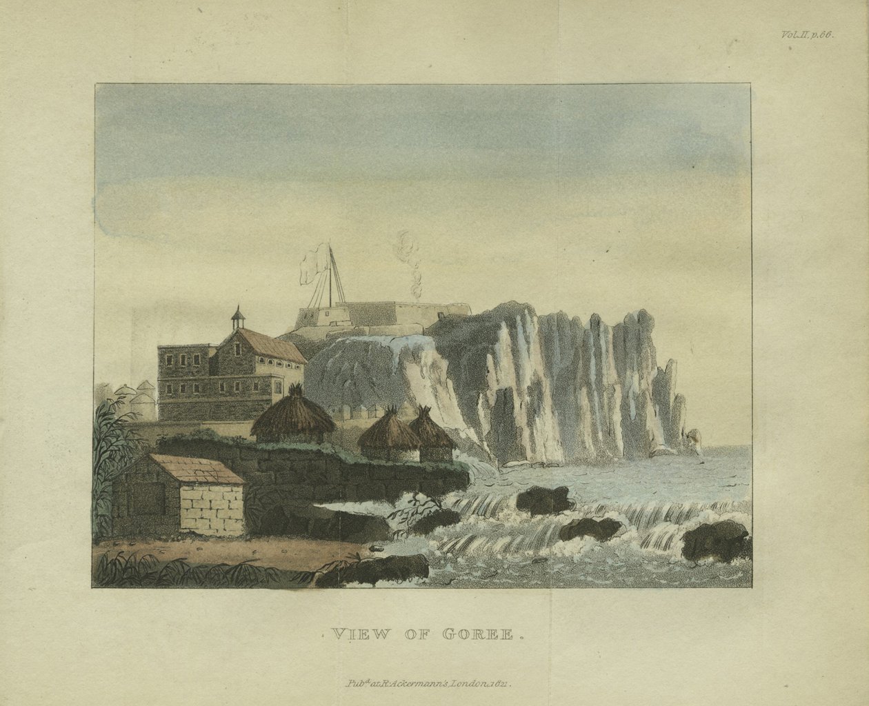 Vista de Goree, 1821 de French School