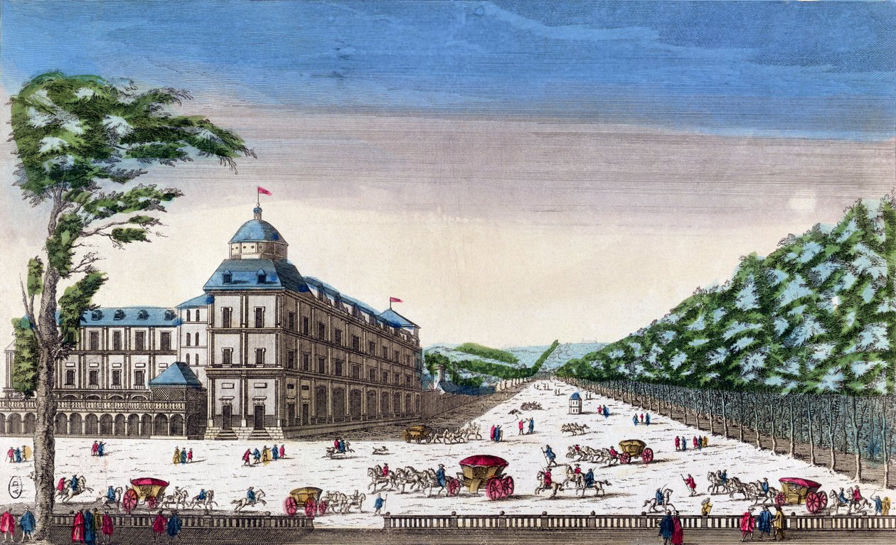 Vista, de, schloss, Esterhazy, Eisenstadt, áustria de French School