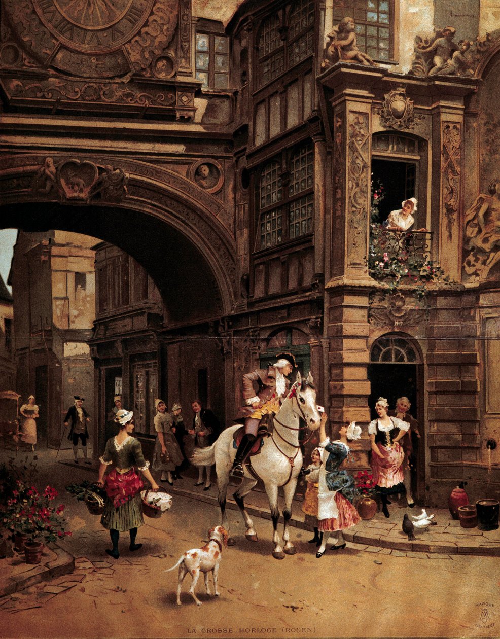 Vista da rue de l