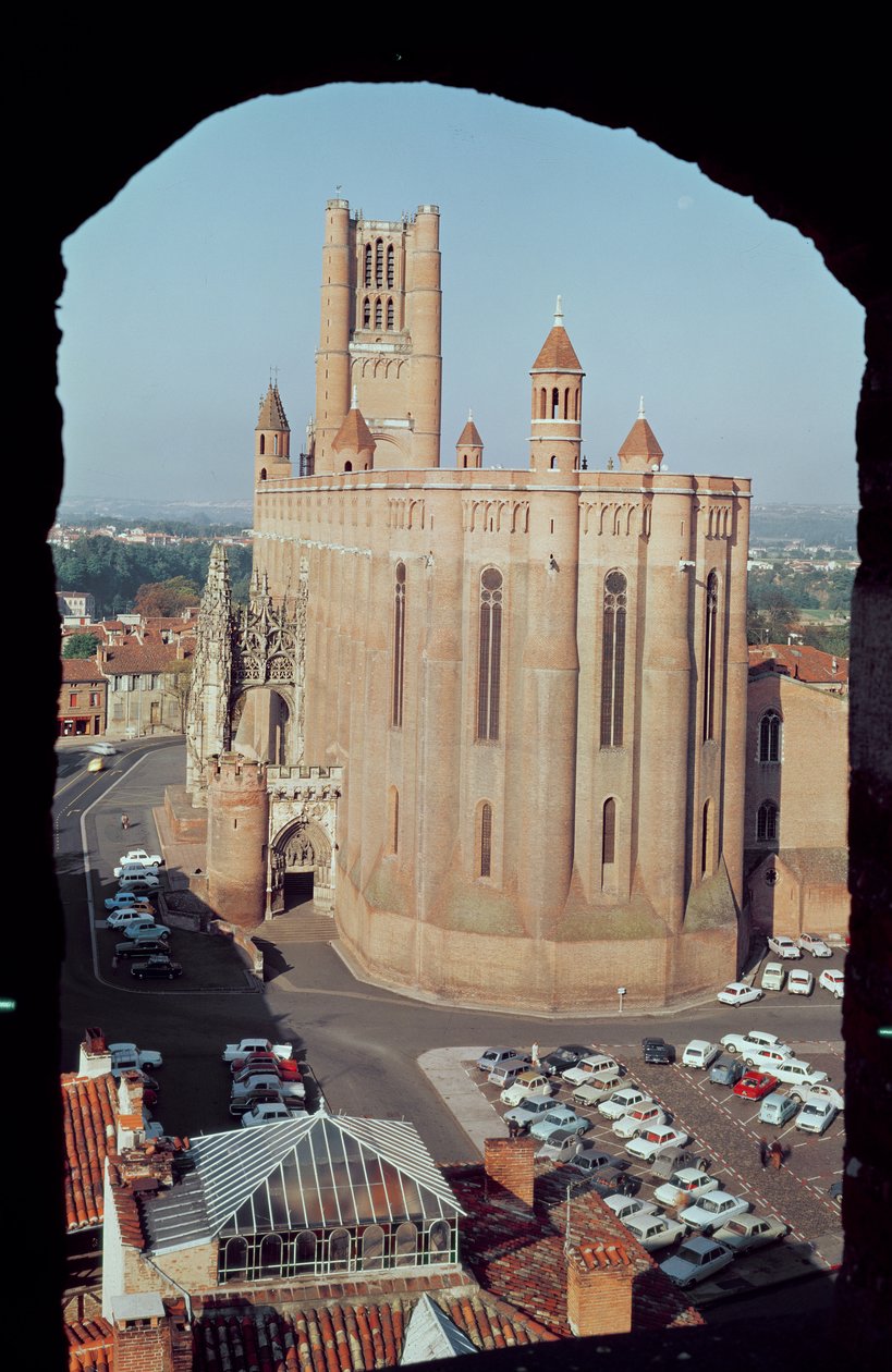 Vista da Catedral de Sainte-Cecile, 1277-1392 de French School