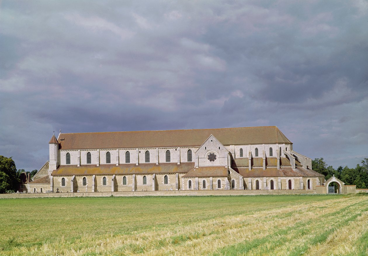 Vista da Abadia Cisterciense, construída 1140-60 de French School