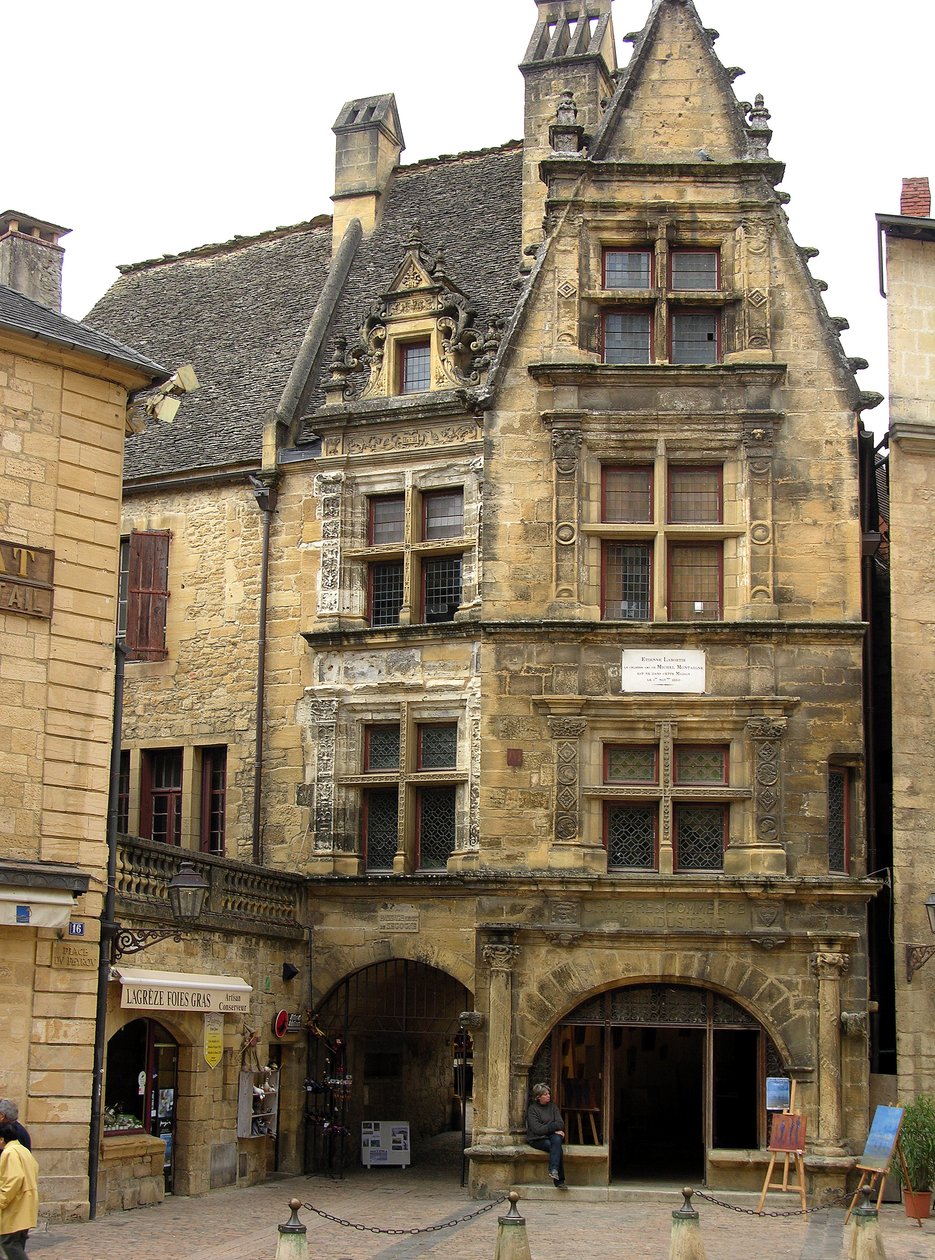Vista da casa de La Boetie de French School