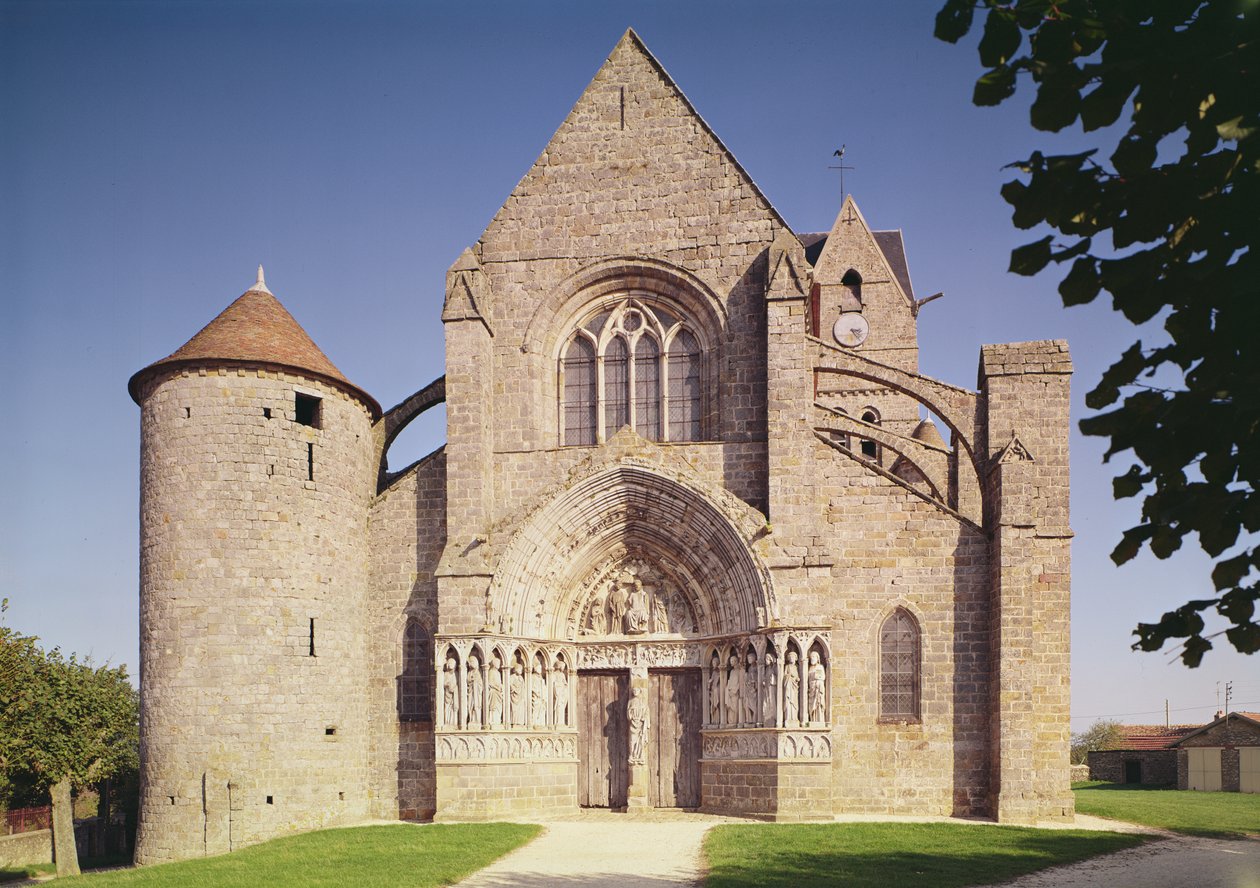 Vista da igreja de French School