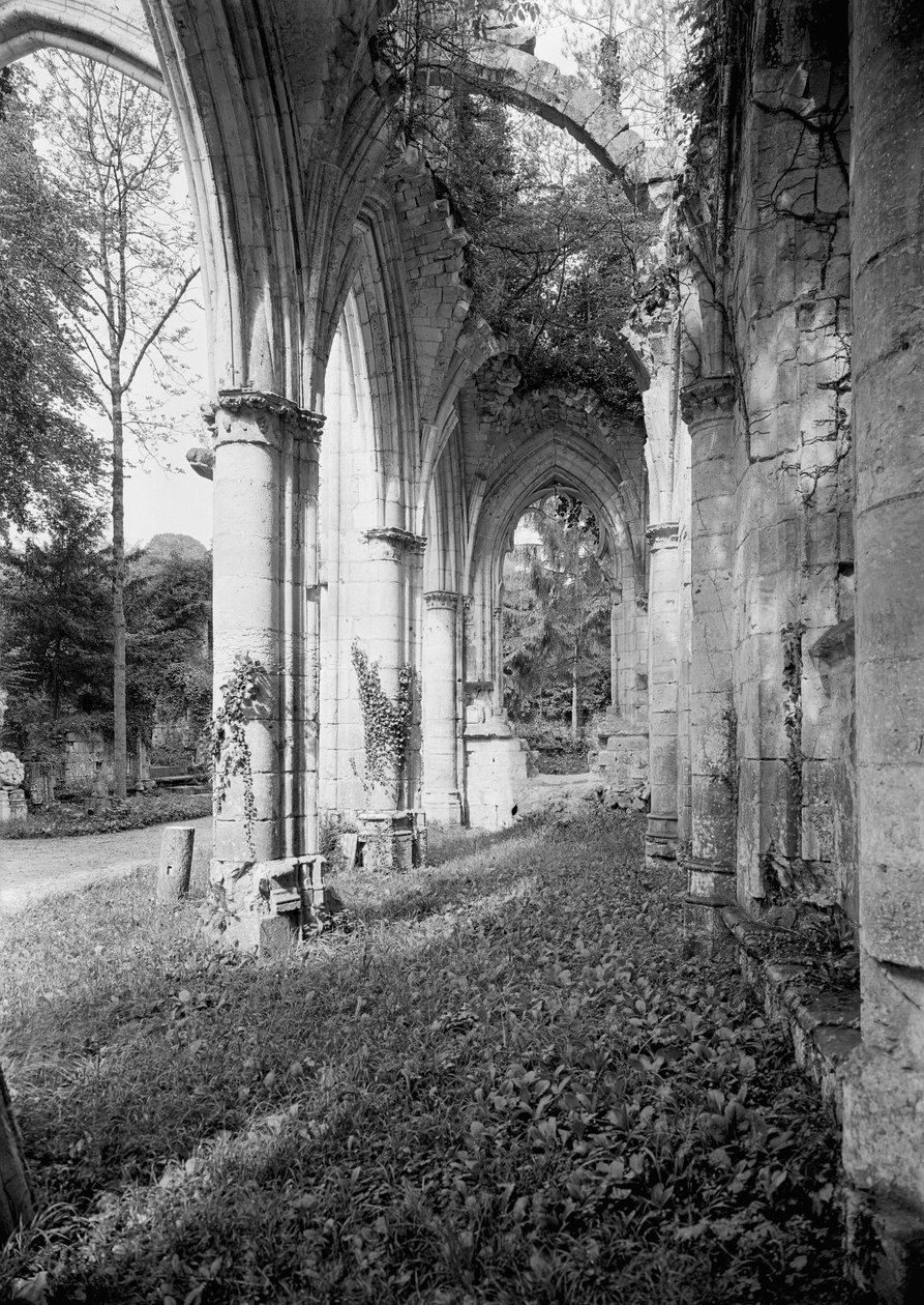 Vista da igreja, c.1052-67 de French School