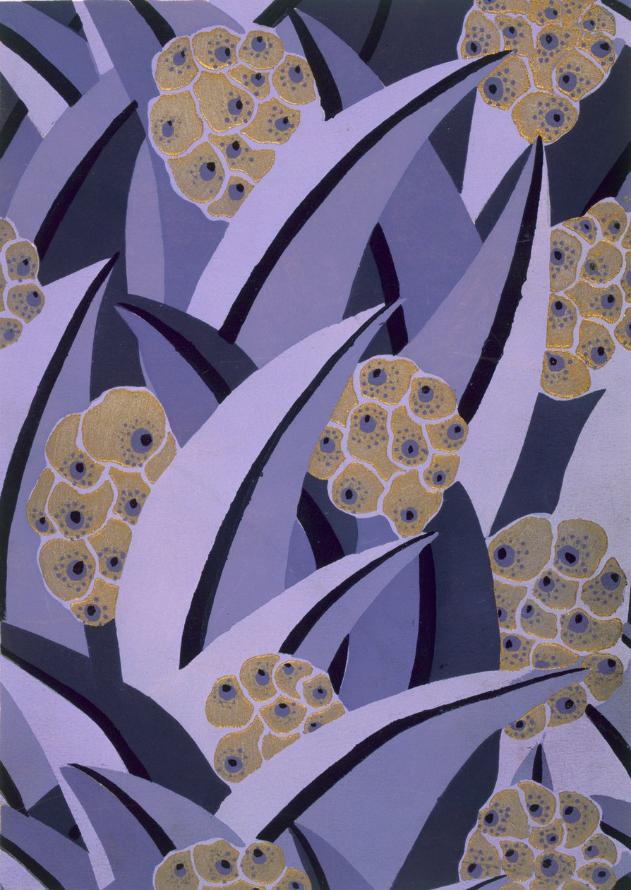 Design de papel de parede por Maison Gaillard, pub. 1930. de French School