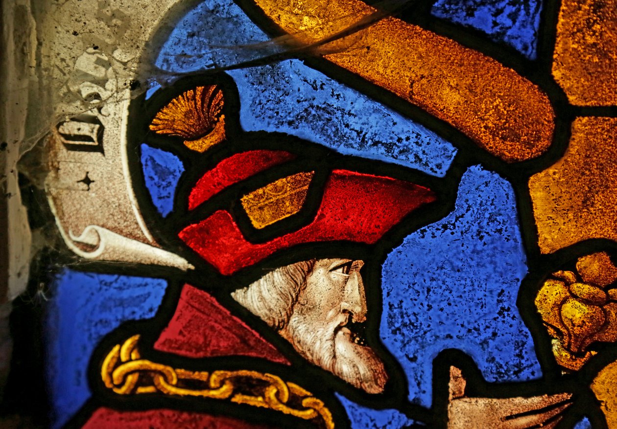 Janela retratando a árvore de Jessé: Hosias de French School
