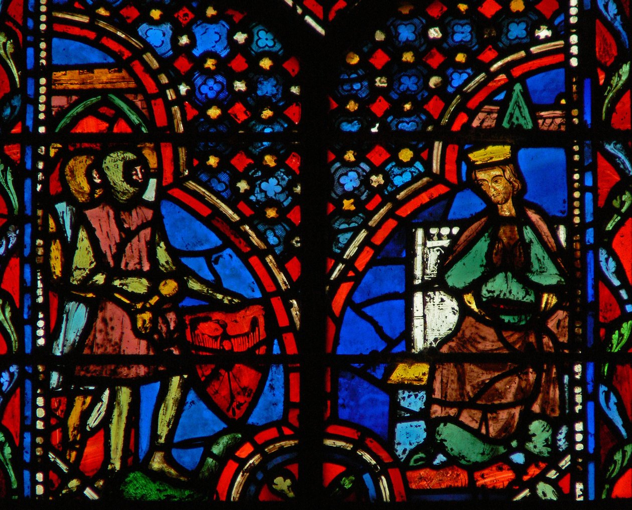 Janela w14 Saul descobre que David fugiu para Gath I Sam XXVII 4 de French School