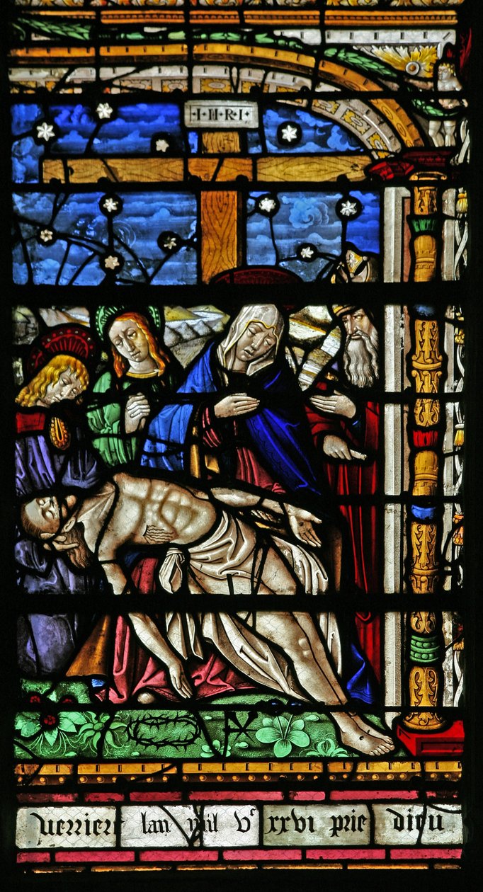 Janela w19 representando o Pieta de French School