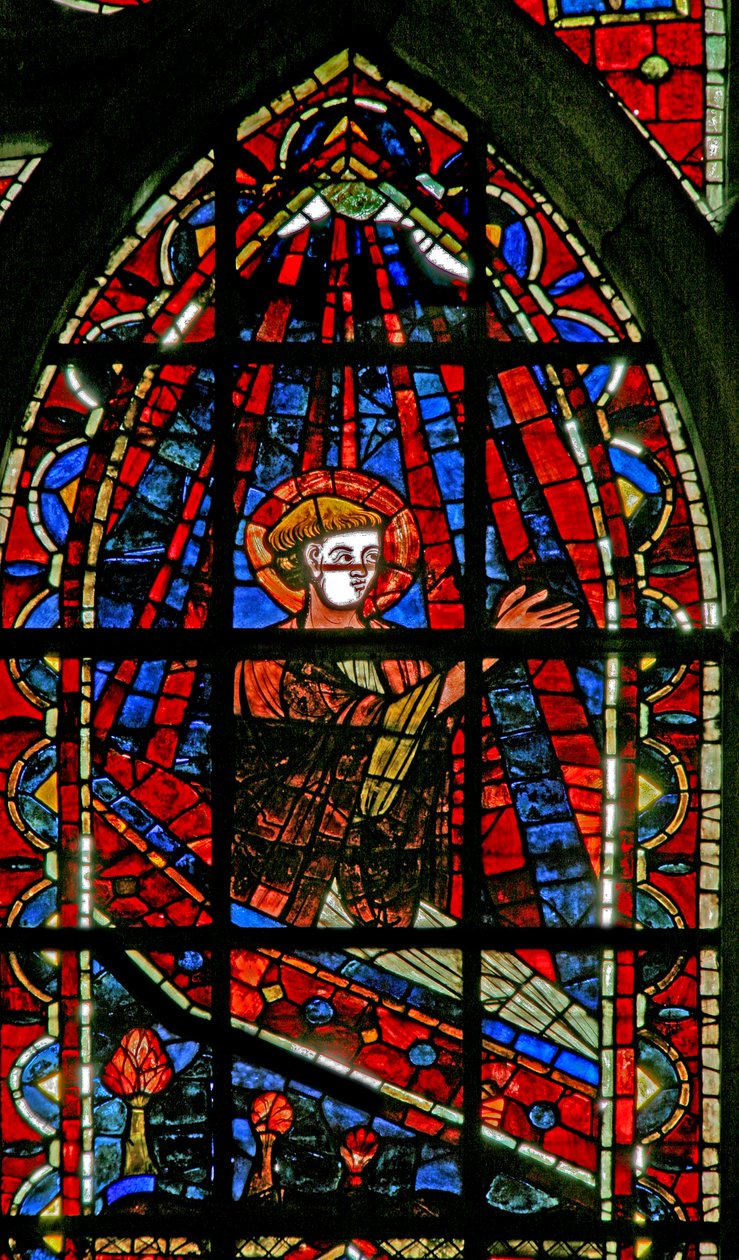 Janela w202 retratando a morte de São João de French School