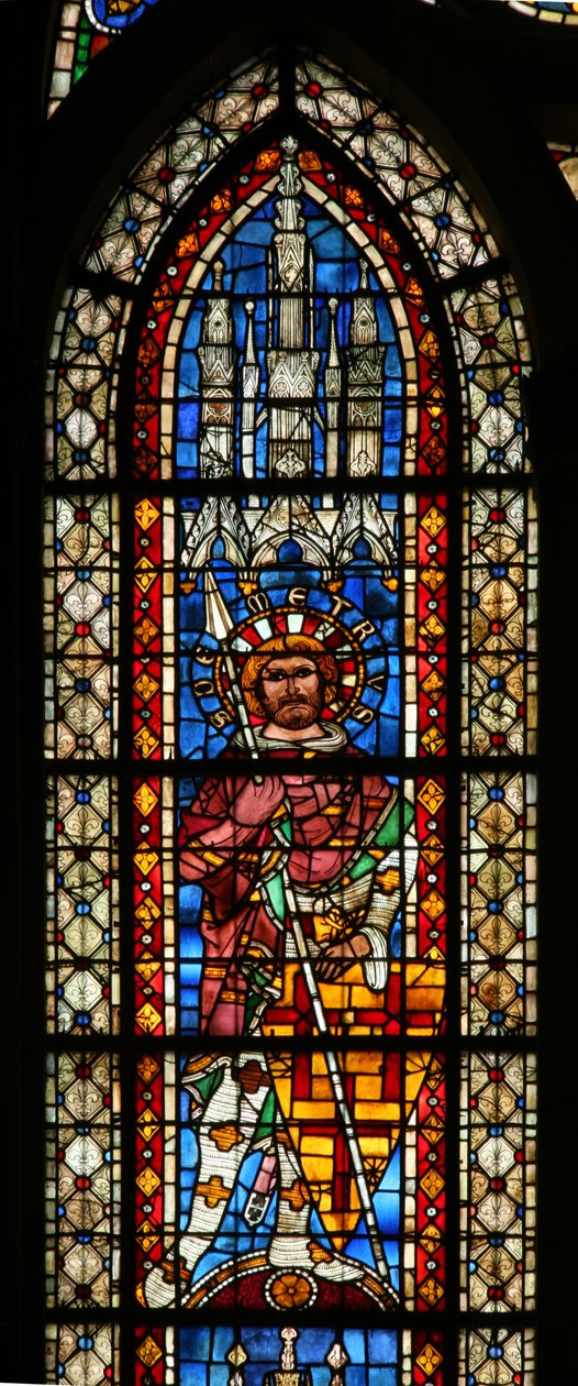 Janela w203 retratando St Demetrius de French School