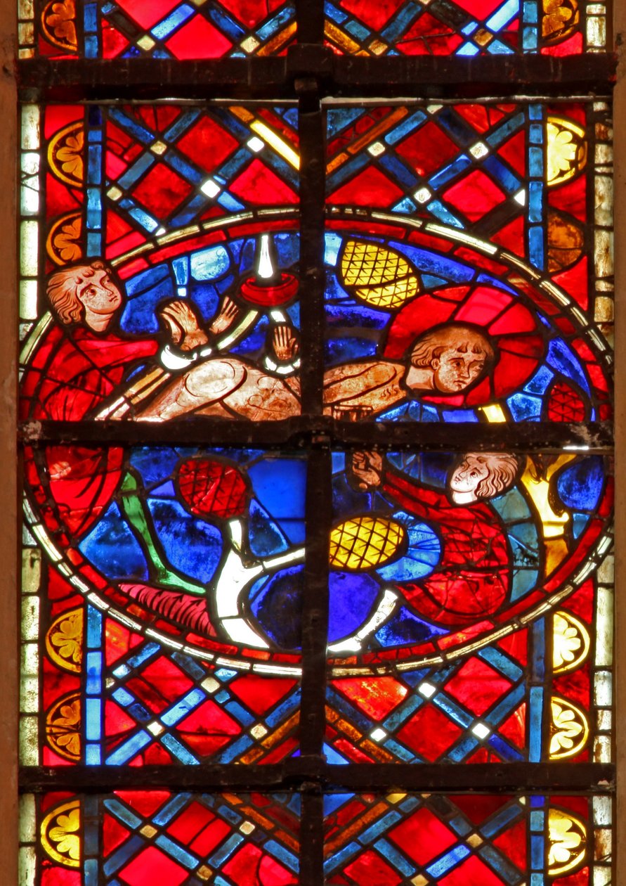Janela w211 retratando o martírio de St Vincents de French School