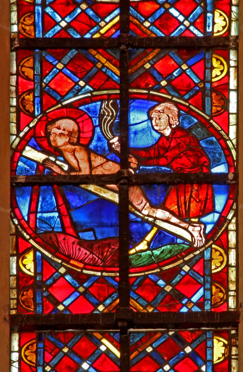 Janela w211 retratando o martírio de St Vincents de French School