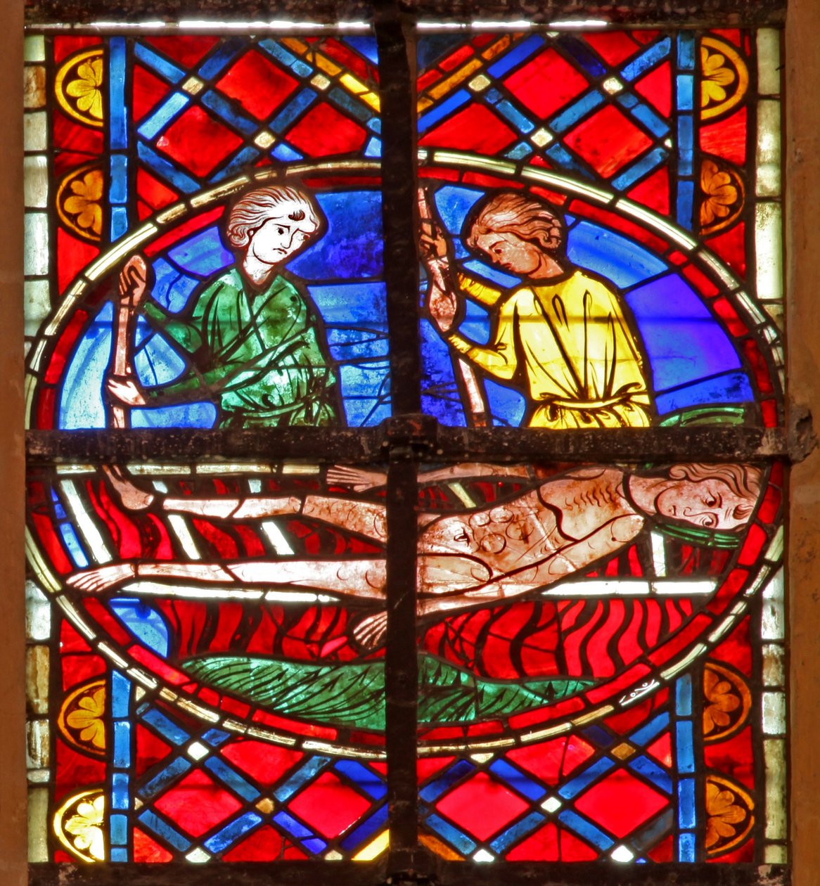 Janela w211 retratando o martírio de St Vincents de French School