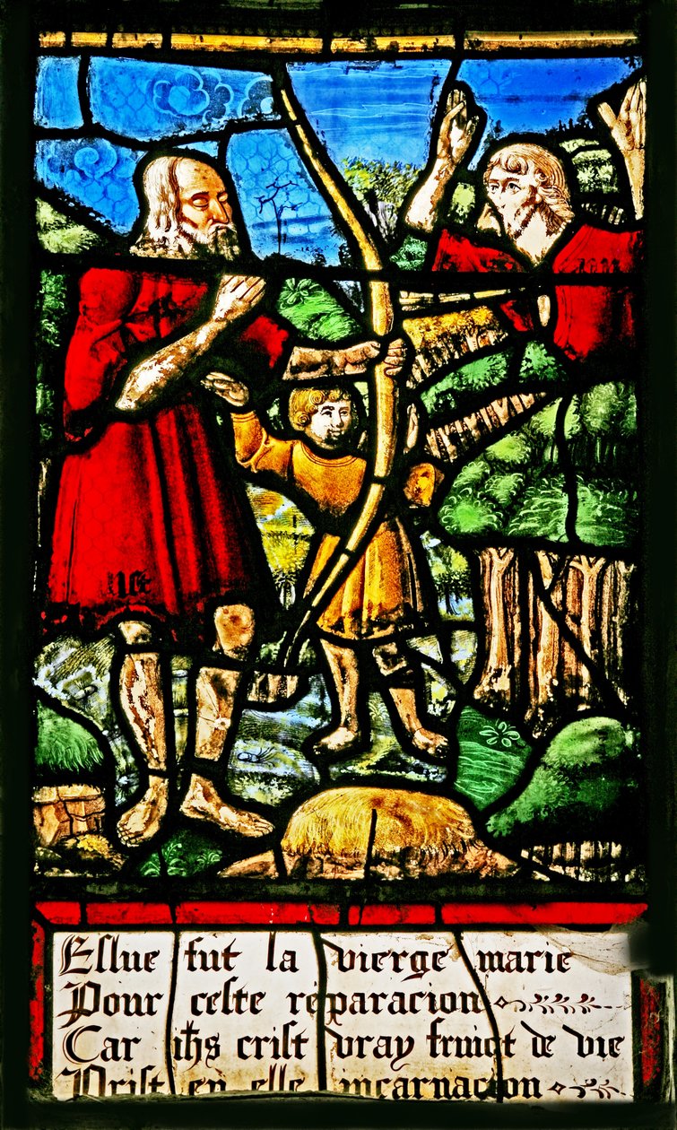 Janela w2 representando Cain é baleado por Lameque de French School