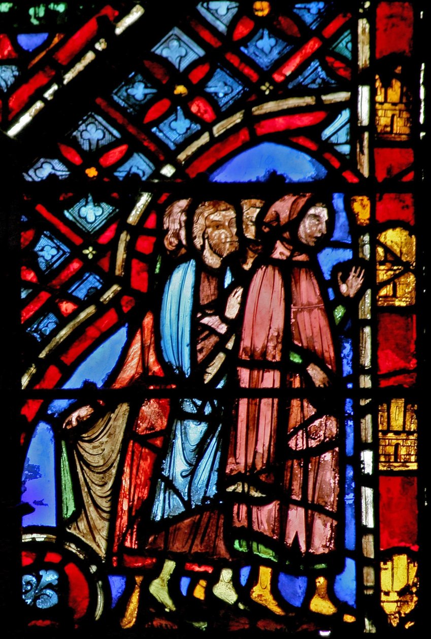 Janela w2 os israelitas partem Ex XIV 19-20 de French School