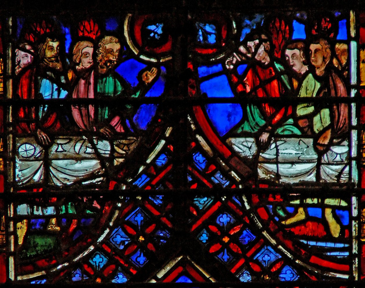 Janela w2 a refeição israelitas Ex XVI 35 de French School