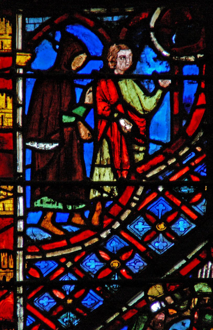 Janela onde os israelitas partiram (liderados por uma coluna de fogo - não mostrada aqui) Ex XIII 21-22 de French School