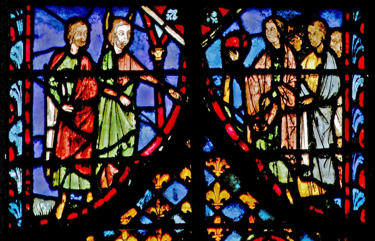 Window w3 Moses fala ao povo Numb XX 13 de French School