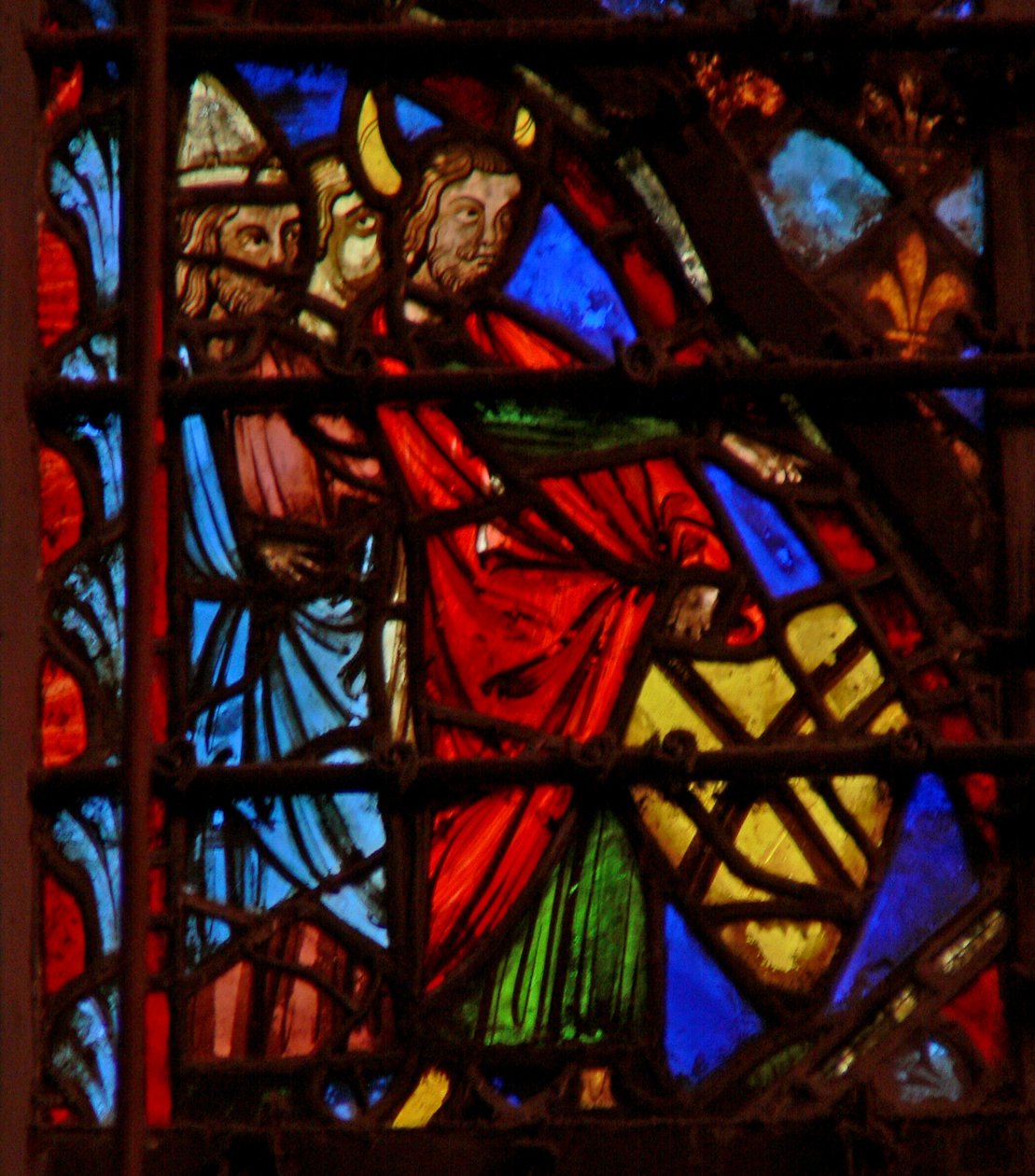 Window w3 Enviando 12 homens para a Terra Prometida Numb XIII 1-20 de French School