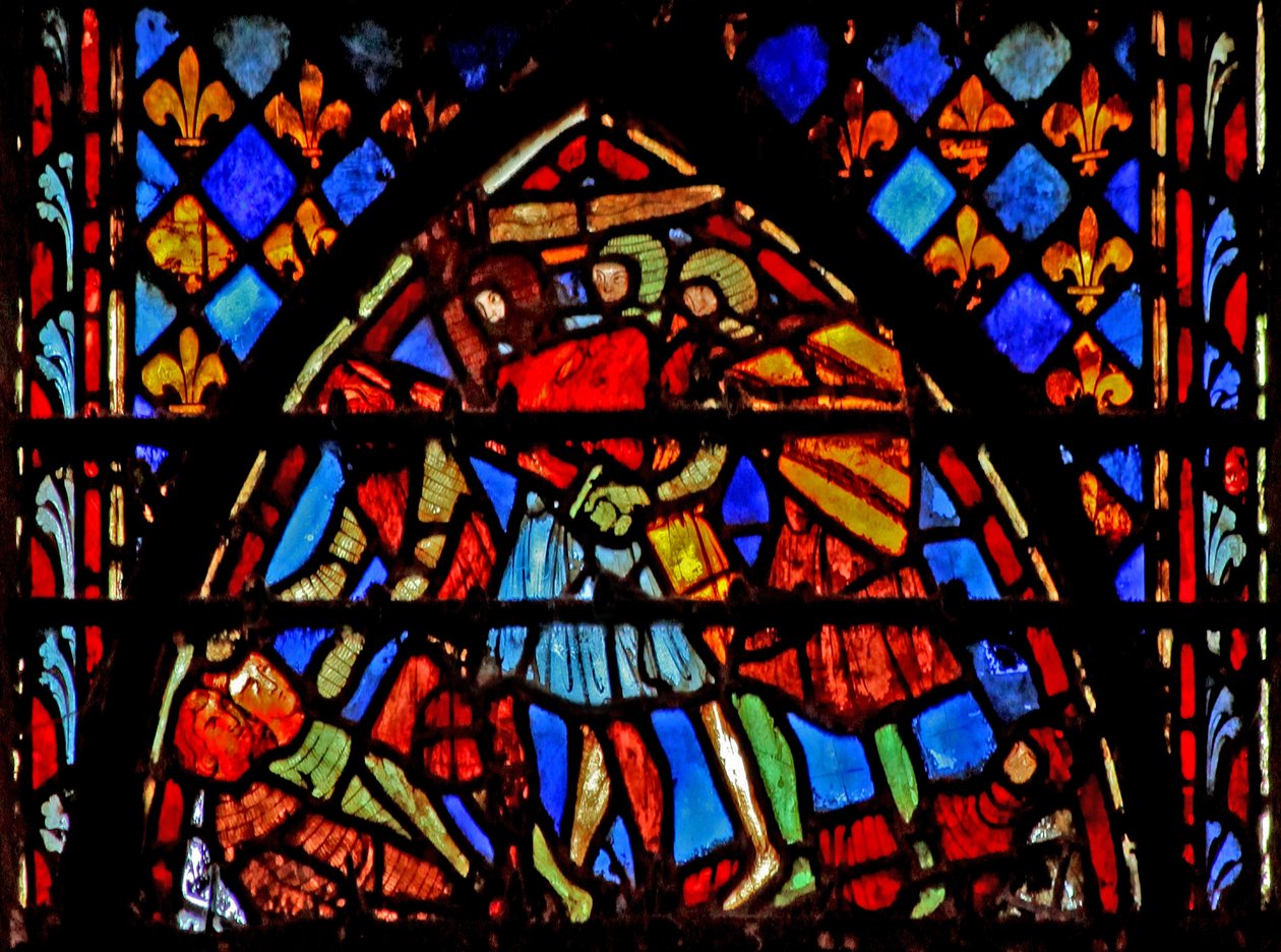 Janela w3 a vitória dos israelitas sobre os midianitas Numb XXX1 7 de French School