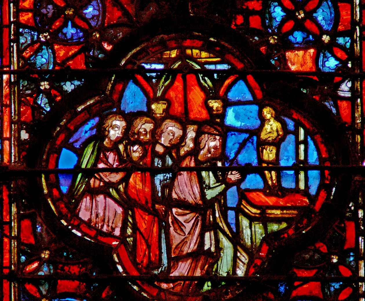 Janela w4 a idolatria dos judeus Deut XII e XIII de French School