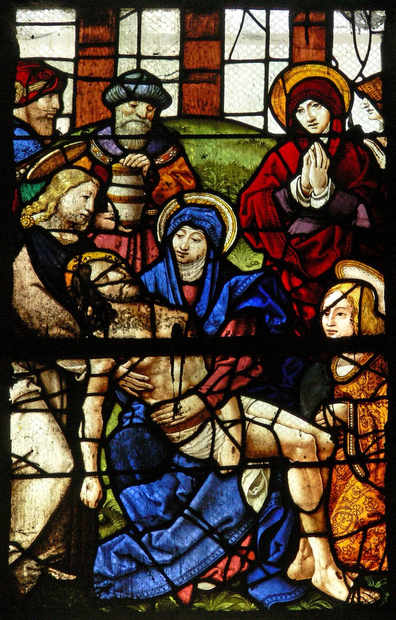 Janela w5 representando o Pieta de French School