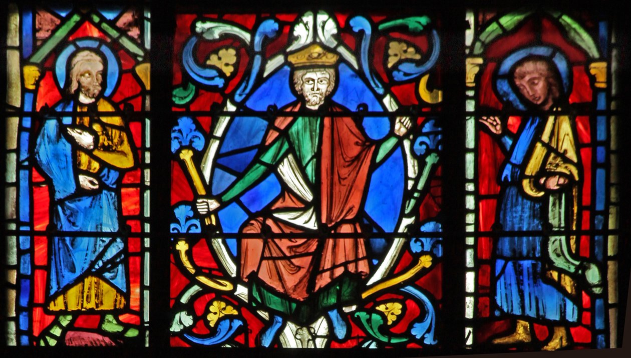 Window w6R the Tree of Jesse: profetas e reis de French School