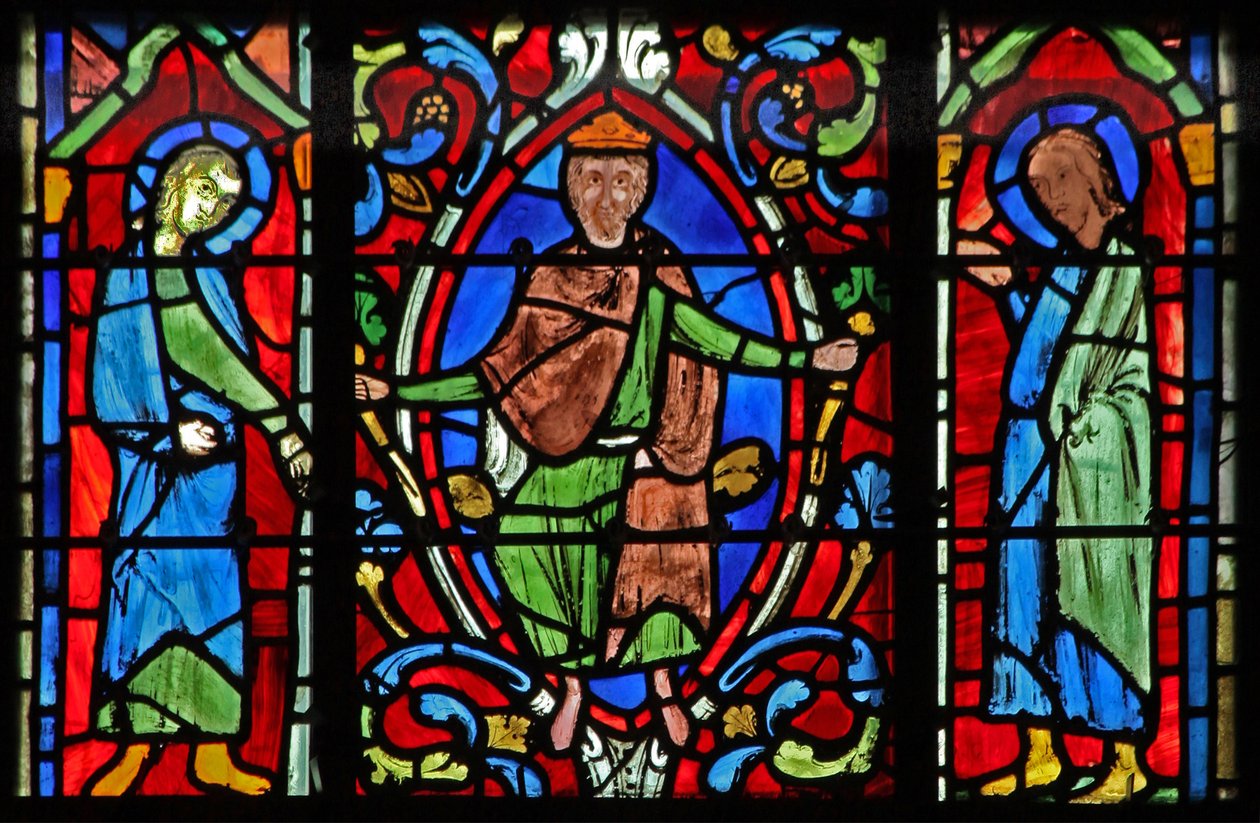 Window w6R the Tree of Jesse: profetas e reis de French School