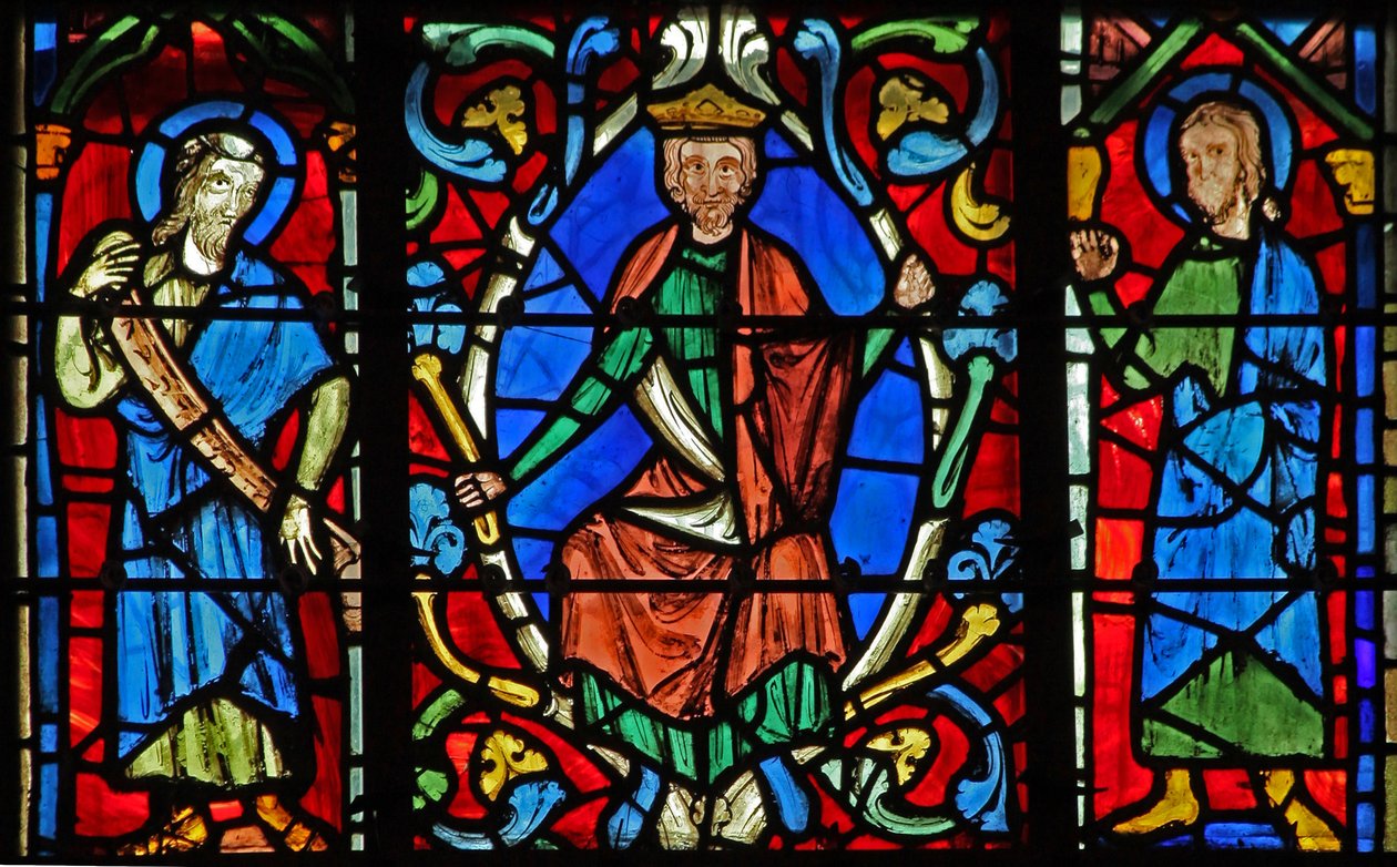 Window w6R the Tree of Jesse: profetas e reis de French School